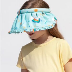 Kids Rainbow Sun Visor Hat